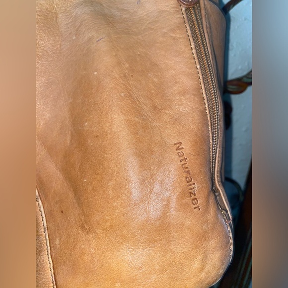 NATURALIZER Leather Hobo Backpack - Picture 9 of 16